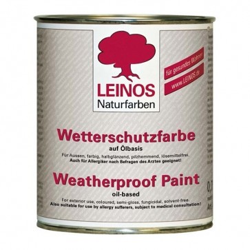 Leinos Nr. 850 Wetterschutzfarbe auf Ölbasis 0,75l
