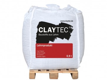 Claytec Lehm-Dämmputz leicht, erdfeucht, 900kg Bigbag