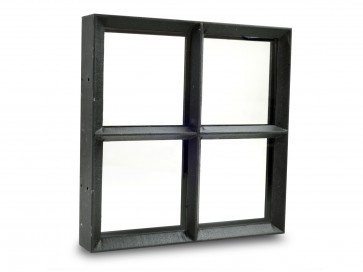 Fenster Metall Doppelverglasung 50 x 60cm