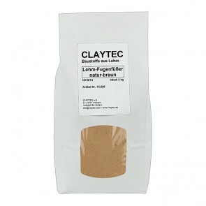 Claytec Lehm-Fugenfüller Farbton: naturbraun 1,5kg Beutel