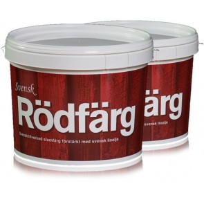 Schwedenrot Svensk Rödfärg (Red) 10 Liter Eimer