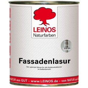 Leinos Fassadenlasur Nr. 264-712 0,75l für Holzfassaden und Holzwände im Außenbereich