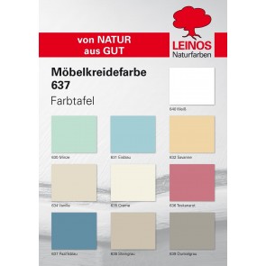 Leinos Nr. 637 Möbelkreidefarbe für innen 0,10l